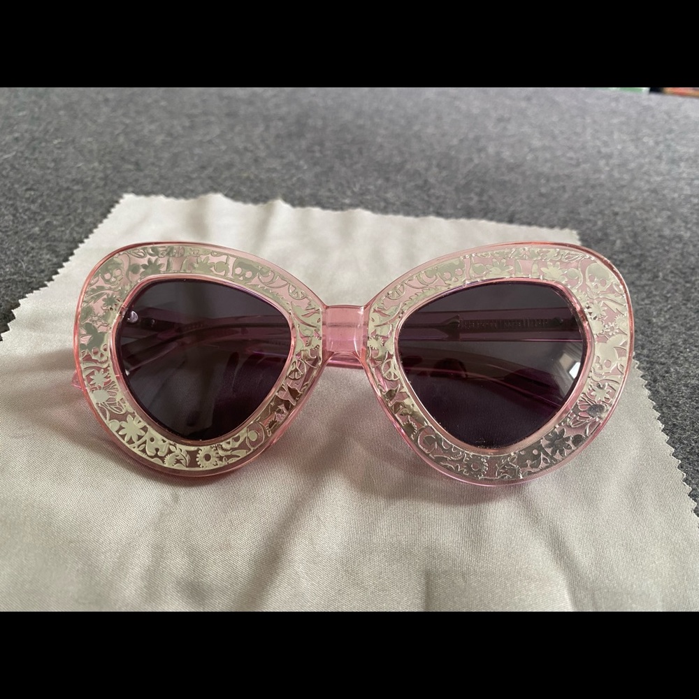 Pink Karen Walker sunglasses